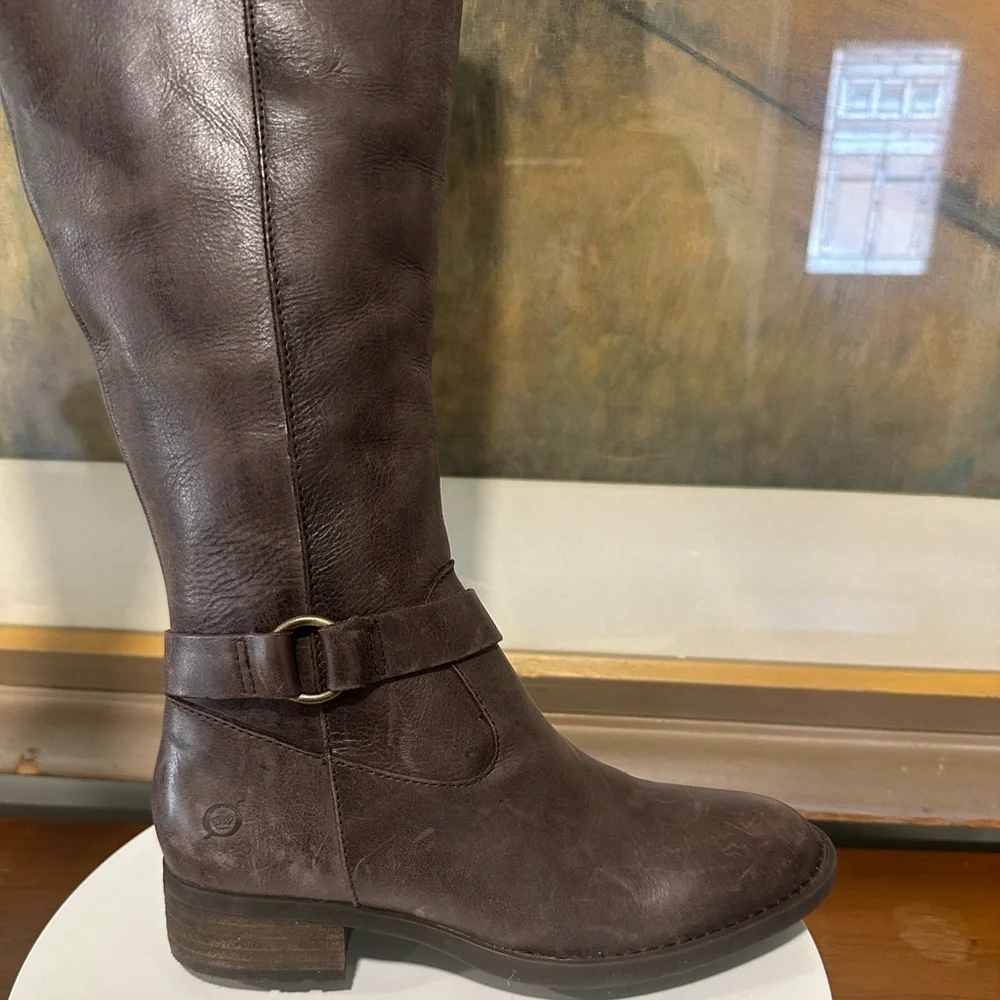 🌸BORN🌸 Saddler Tall Riding Boot Brown Size: 5.5